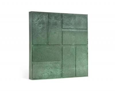 Плитка тротуарная полимерпесчаная 450x450x30 Зеленая